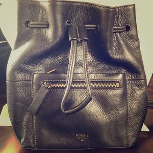 Fossil Mini Leather Vickery Backpack